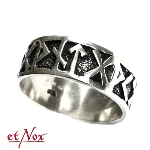 etNox-Ring "Runenring" 925 Silber