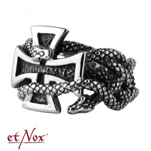 etNox - Ring "Eisernes Kreuz" Edelstahl