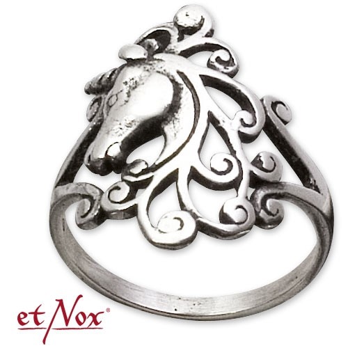 etNox - Ring "Einhorn" 925 Silber