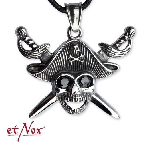 etNox Anhänger "Pirate" Edelstahl