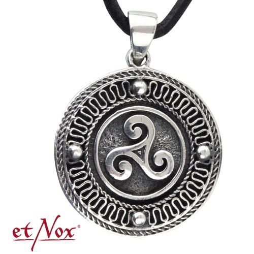 etNox-Anhänger "Keltische Triskele" 925 Silber