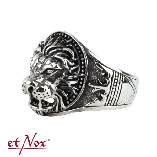 etNox - Ring "Löwe" 925 Silber