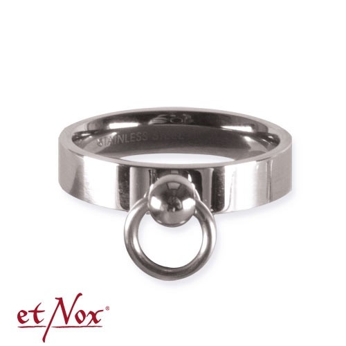 etNox-Ring "Story of O." 5mm Edelstahl