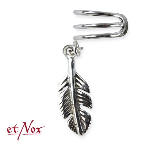 etNox-Ohrklemme "Feather" 925 Silber