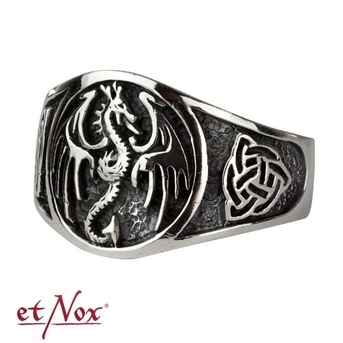 etNox - Ring "Dragon" Edelstahl