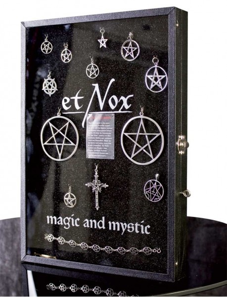 etNox-Vitrine für magic+mystic-Artikel, rot