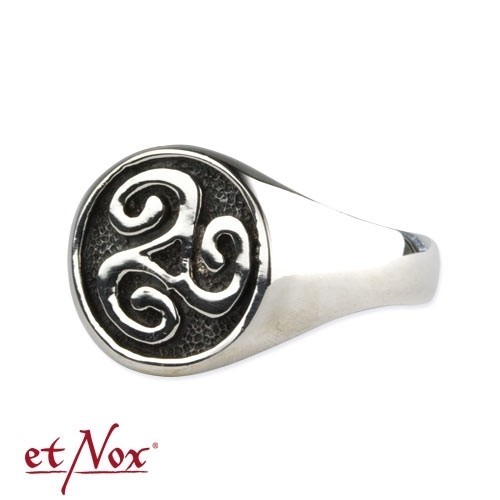 etNox-Ring "Keltische Triskele" 925 Silber
