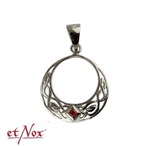 etNox Silberanhänger "Keltischer Knoten" mit Zirkonia