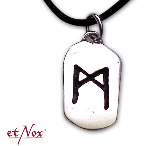 etNox-Anhänger "MAN-Rune" 925 Silber