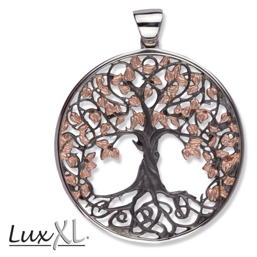 LuxXL Anhänger "Lebensbaum" 925er Silber rhodiniert