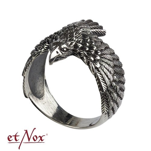 etNox - Ring "Adler" 925 Silber