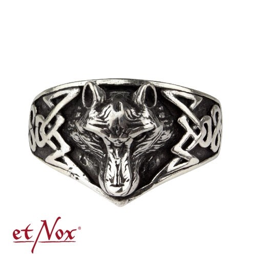 etNox - Ring "Wolf" 925 Silber